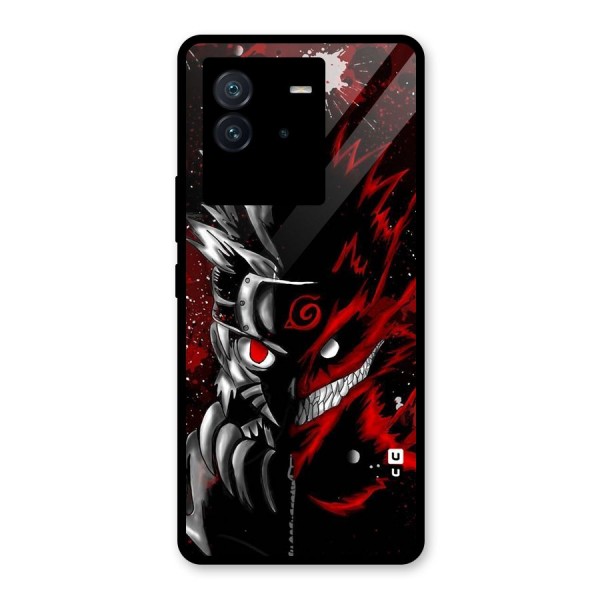 Two Face Naruto Glass Back Case for Vivo iQOO Neo 6 5G