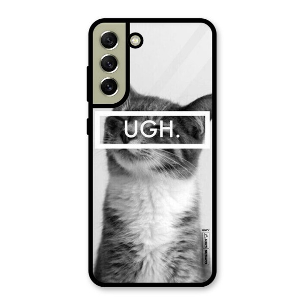 Ugh Kitty Glass Back Case for Galaxy S21 FE 5G