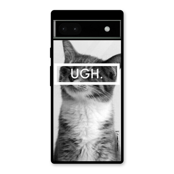 Ugh Kitty Glass Back Case for Google Pixel 6a