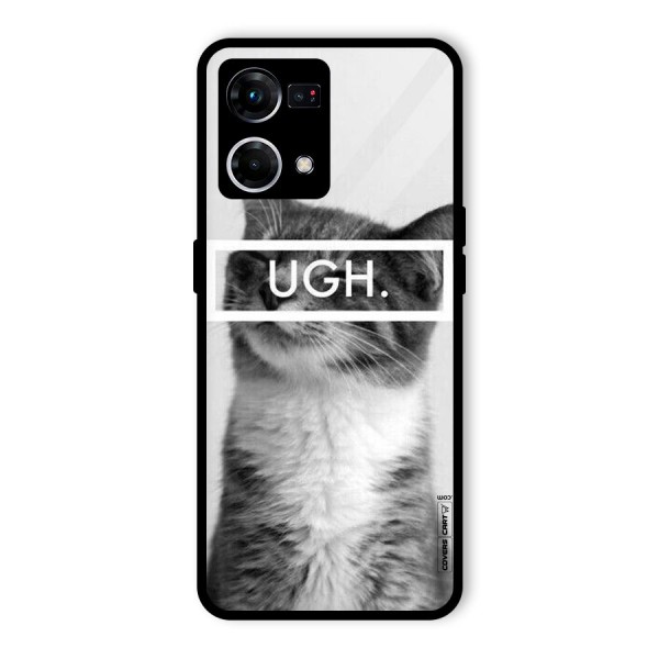 Ugh Kitty Glass Back Case for Oppo F21s Pro 4G