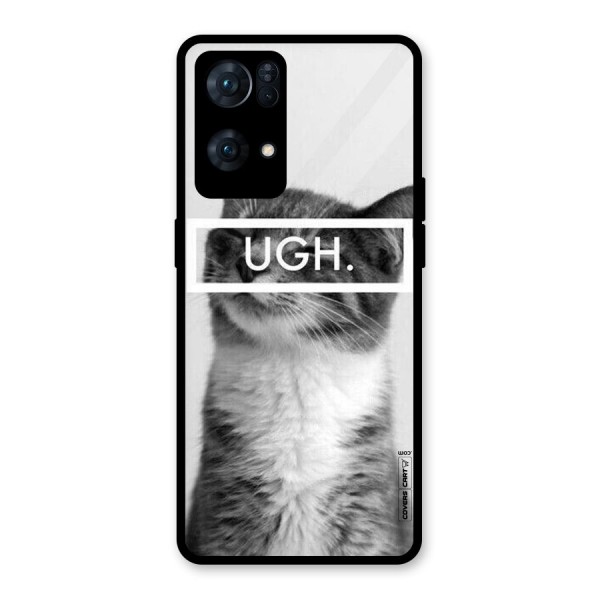 Ugh Kitty Glass Back Case for Oppo Reno7 Pro 5G