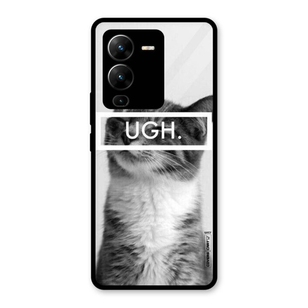 Ugh Kitty Glass Back Case for Vivo V25 Pro