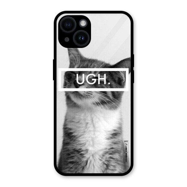 Ugh Kitty Glass Back Case for iPhone 14