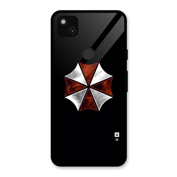 Umbrella Design Glass Back Case for Google Pixel 4a