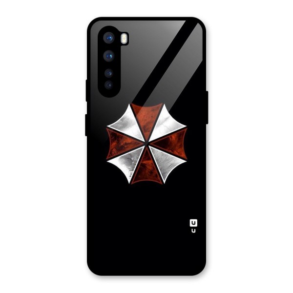 Umbrella Design Glass Back Case for OnePlus Nord