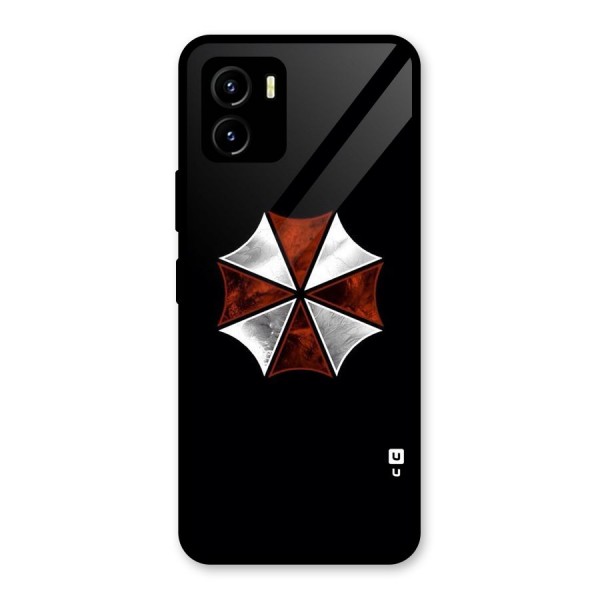 Umbrella Design Glass Back Case for Vivo Y15s