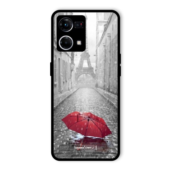 Umbrella Paris Glass Back Case for Oppo F21s Pro 4G