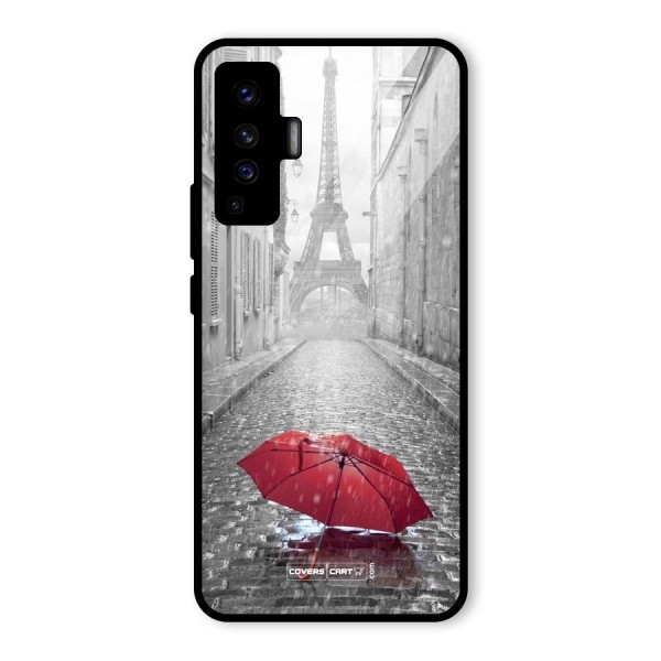 Umbrella Paris Glass Back Case for Vivo X50