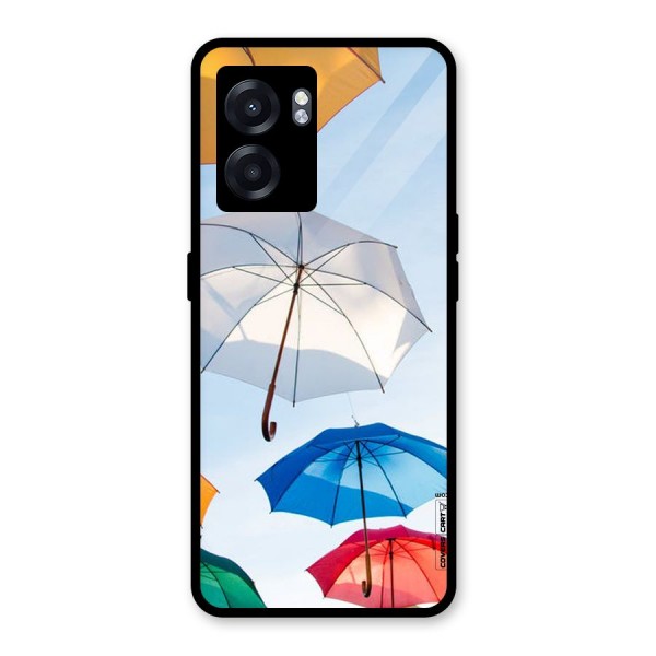 Umbrella Sky Glass Back Case for Oppo K10 (5G)