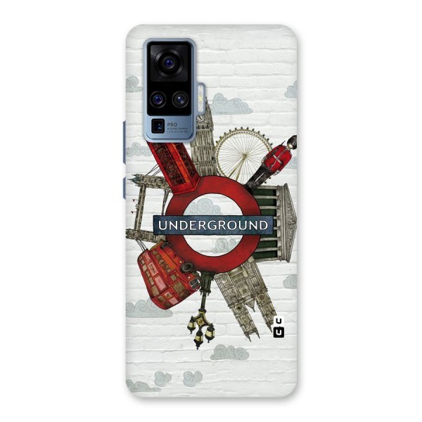 Underground Design Back Case for Vivo X50 Pro