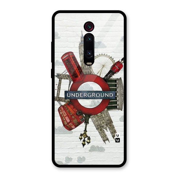 Underground Design Glass Back Case for Redmi K20 Pro