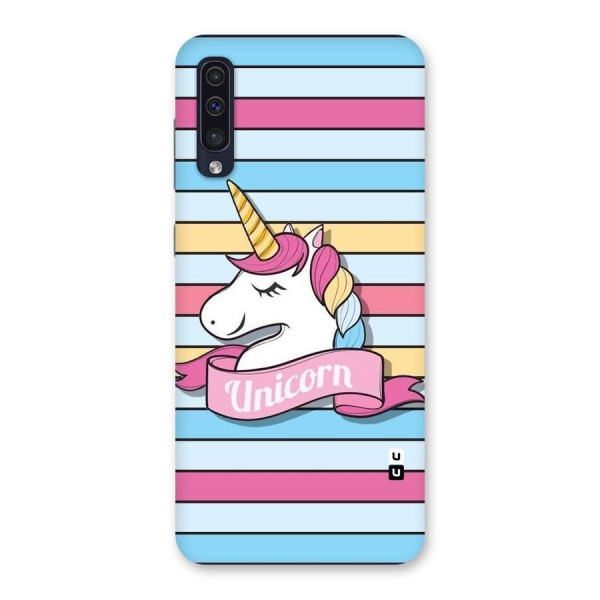 Unicorn Stripes Back Case for Galaxy A50s