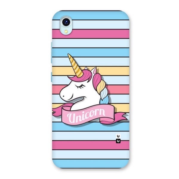 Unicorn Stripes Back Case for Vivo Y1s