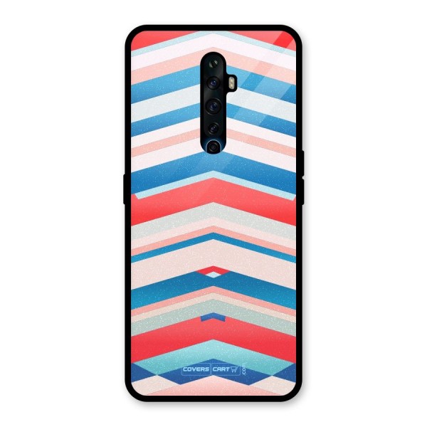 Unique Vibrant Colours Glass Back Case for Oppo Reno2 Z