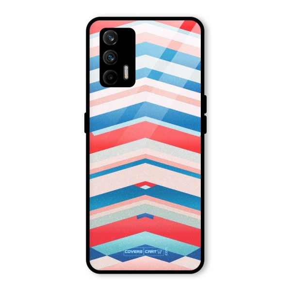 Unique Vibrant Colours Glass Back Case for Realme X7 Max