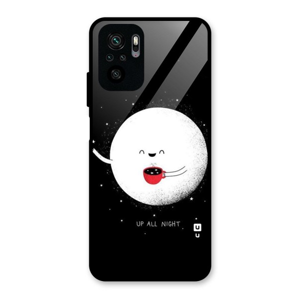 Up All Night Glass Back Case for Redmi Note 10S