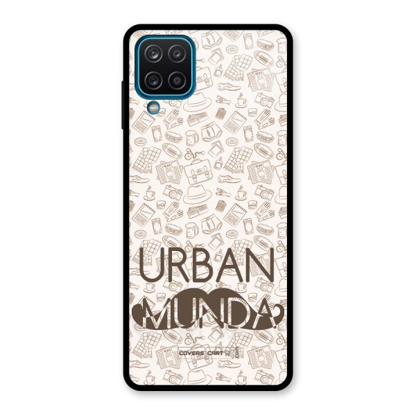 Urban Munda Glass Back Case for Galaxy A12