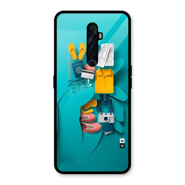 Vacay Vibes Glass Back Case for Oppo Reno2 Z