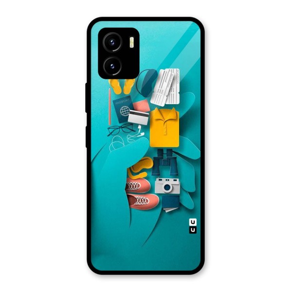 Vacay Vibes Glass Back Case for Vivo Y15s