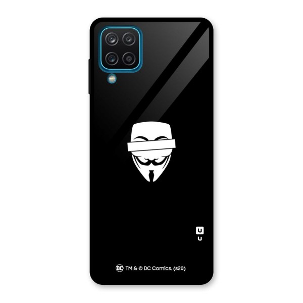 Vendetta Minimal Mask Glass Back Case for Galaxy A12