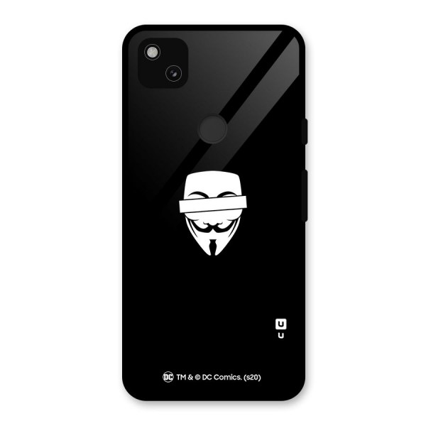 Vendetta Minimal Mask Glass Back Case for Google Pixel 4a