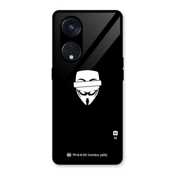 Vendetta Minimal Mask Glass Back Case for Reno8 T 5G