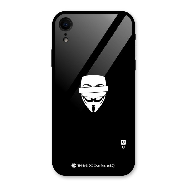 Vendetta Minimal Mask Glass Back Case for XR