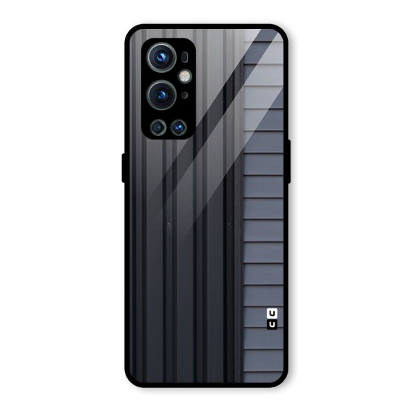 Vertical Horizontal Glass Back Case for OnePlus 9 Pro