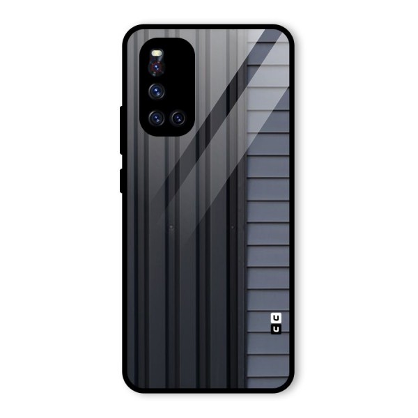 Vertical Horizontal Glass Back Case for Vivo V19