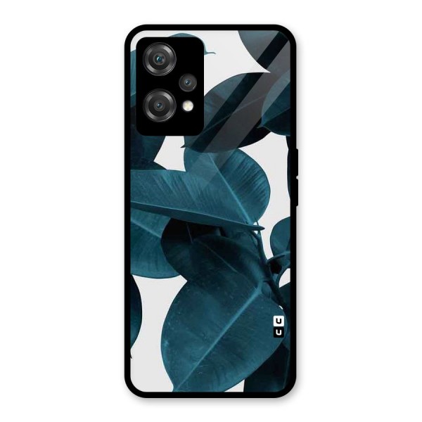 Very Aesthetic Leafs Glass Back Case for OnePlus Nord CE 2 Lite 5G