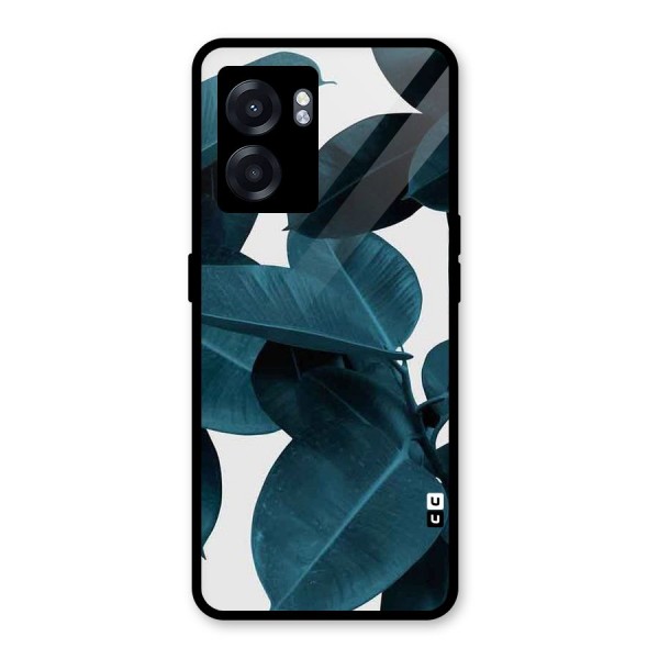 Very Aesthetic Leafs Glass Back Case for Oppo K10 (5G)