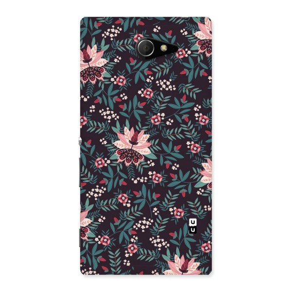 Very Leafy Pattern Back Case for Sony Xperia M2