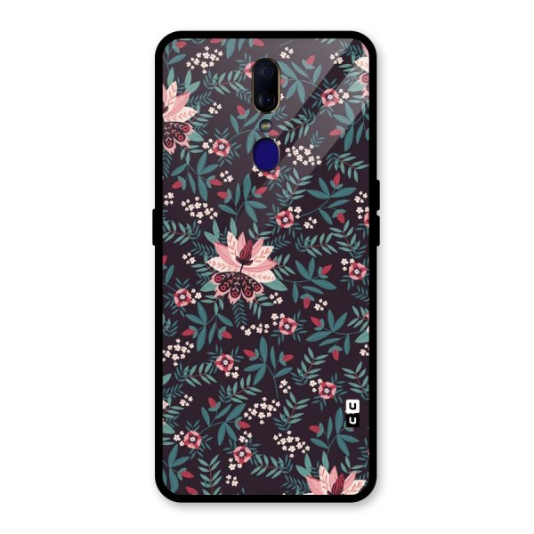 Very Leafy Pattern Glass Back Case for Oppo F11