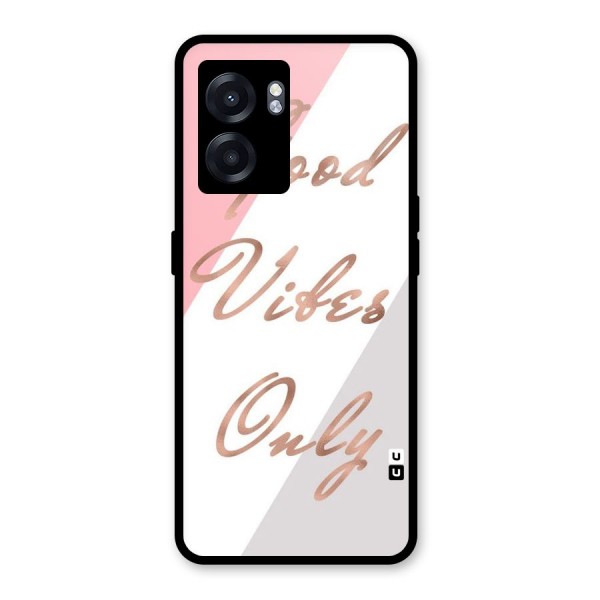 Vibes Classic Stripes Glass Back Case for Oppo K10 (5G)