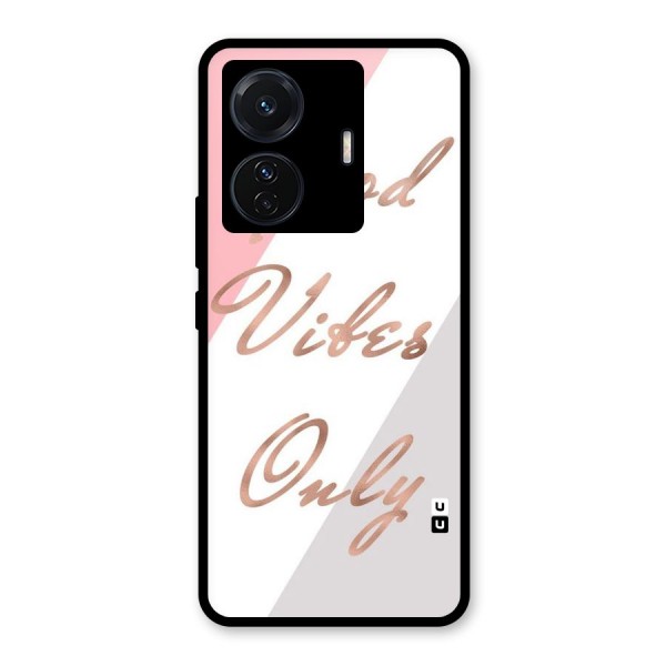 Vibes Classic Stripes Glass Back Case for Vivo T1 Pro