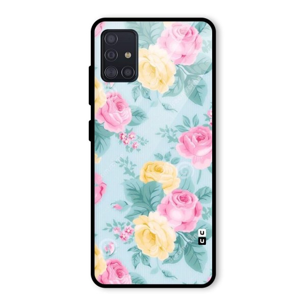Vintage Pastels Glass Back Case for Galaxy A51