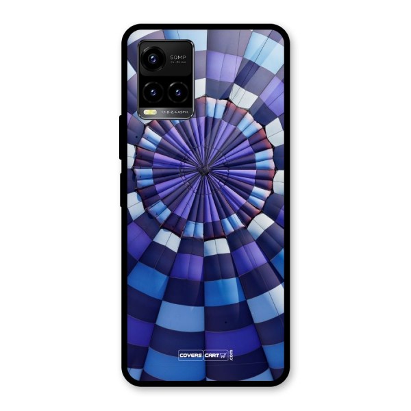 Violet Wonder Glass Back Case for Vivo Y21 2021