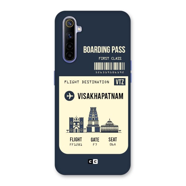 Vishakapatnam Boarding Pass Back Case for Realme 6