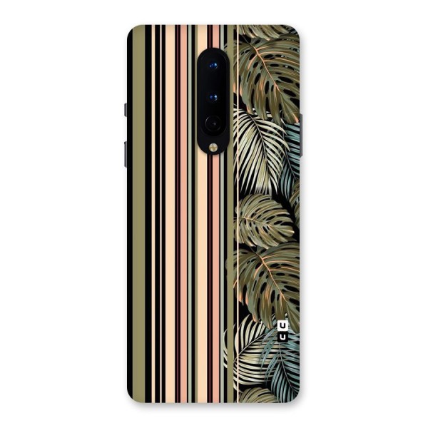 Visual Art Leafs Back Case for OnePlus 8