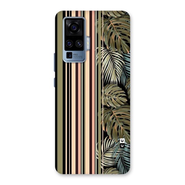 Visual Art Leafs Back Case for Vivo X50 Pro