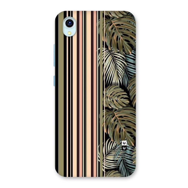 Visual Art Leafs Back Case for Vivo Y1s