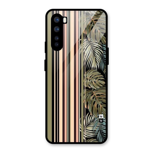 Visual Art Leafs Glass Back Case for OnePlus Nord