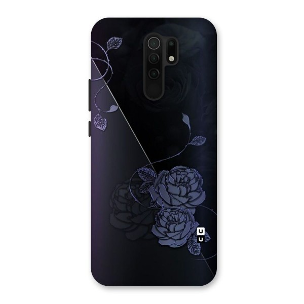 Voilet Floral Design Back Case for Poco M2