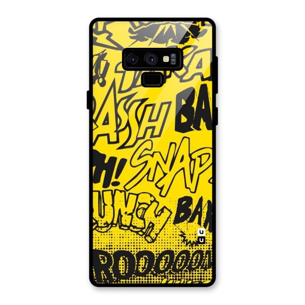 Vroom Snap Glass Back Case for Galaxy Note 9