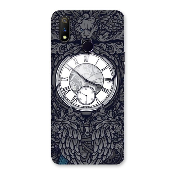 Wall Clock Back Case for Realme 3 Pro