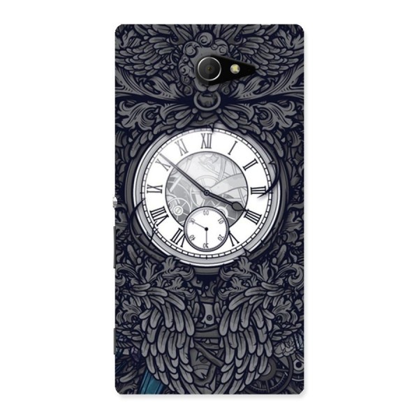 Wall Clock Back Case for Sony Xperia M2