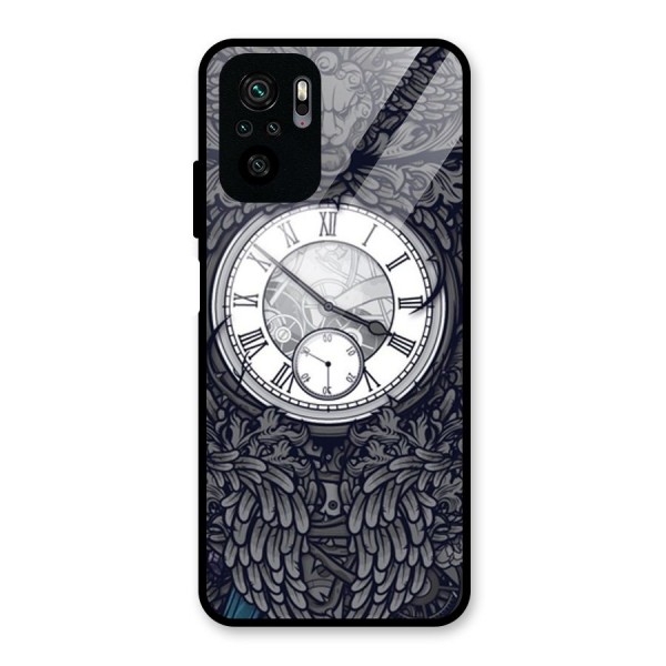 Wall Clock Glass Back Case for Redmi Note 11 SE