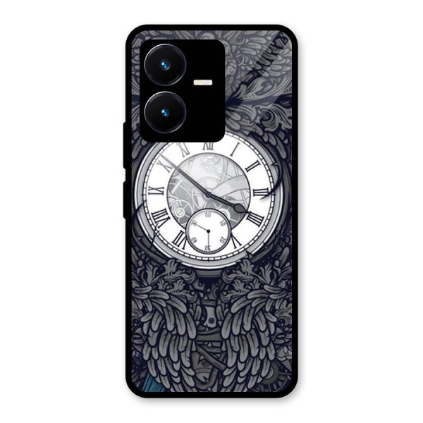 Wall Clock Glass Back Case for Vivo Y22