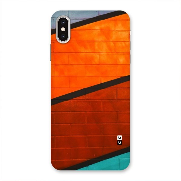 Wall Diagonal Stripes Back Case for iPhone XS Max