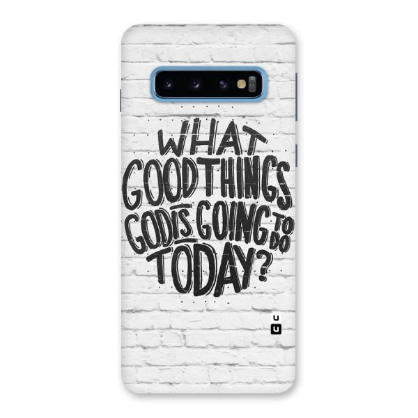 Wall Good Back Case for Galaxy S10